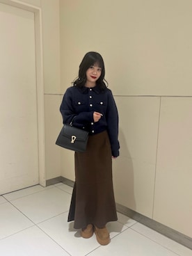 「アイテム（スカート）」を使った、tsubomi0901さん（レディース・144cm）の秋コーディネート