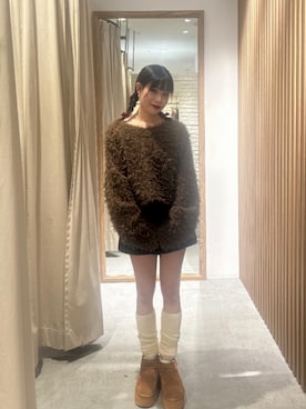 「アイテム（トップス、ブラウン系）」を使った、tsubomi0901さん（レディース・144cm）の秋コーディネート