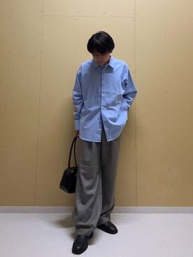 「秋のシャツ着こなし術」｜tetuさん（メンズ・164cm）の秋コーディネート