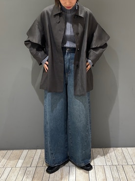 「アイテム（その他アウター）」を使った、chihiroさん（レディース・158cm）の秋コーディネート