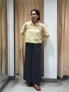 chihiroさん（骨格ナチュラル・レディース・158cm）の秋コーディネート