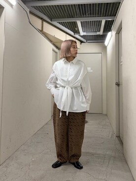 chihiroさん（レディース・158cm）の秋コーディネート