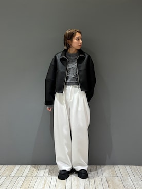 chihiroさん（レディース・158cm）の冬コーディネート