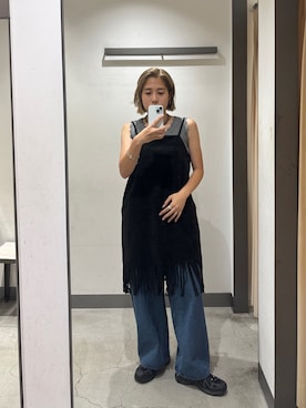 「KBF（ケイビーエフ）のアイテム（タンクトップ）」を使った、chihiroさん（レディース・158cm）の夏コーディネート