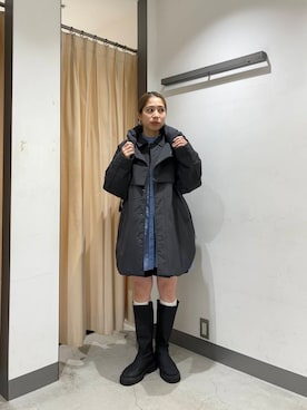 「ホリデー」｜chihiroさん（レディース・158cm）の冬コーディネート