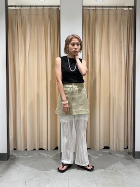 chihiroさん（レディース・158cm）の夏コーディネート