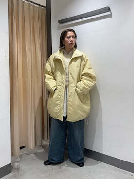 「KBF（ケイビーエフ）のアイテム」を使った、chihiroさん（レディース・158cm）の秋コーディネート