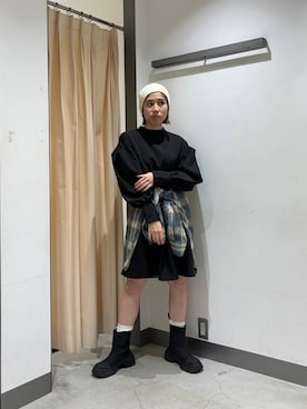 chihiroさん（レディース・158cm）の冬コーディネート