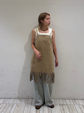 「KBF（ケイビーエフ）のアイテム（パンツ）」を使った、chihiroさん（レディース・158cm）の夏コーディネート