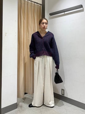 「ホリデー」｜chihiroさん（レディース・158cm）の冬コーディネート