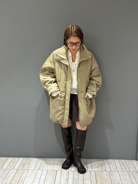 「KBF（ケイビーエフ）のアイテム」を使った、chihiroさん（レディース・158cm）の秋コーディネート