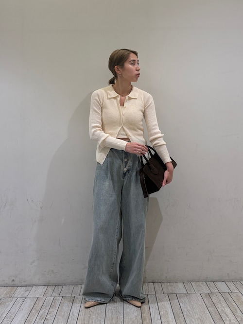 3サイズ展開』タックボタンアップデニム（デニムパンツ）｜KBF