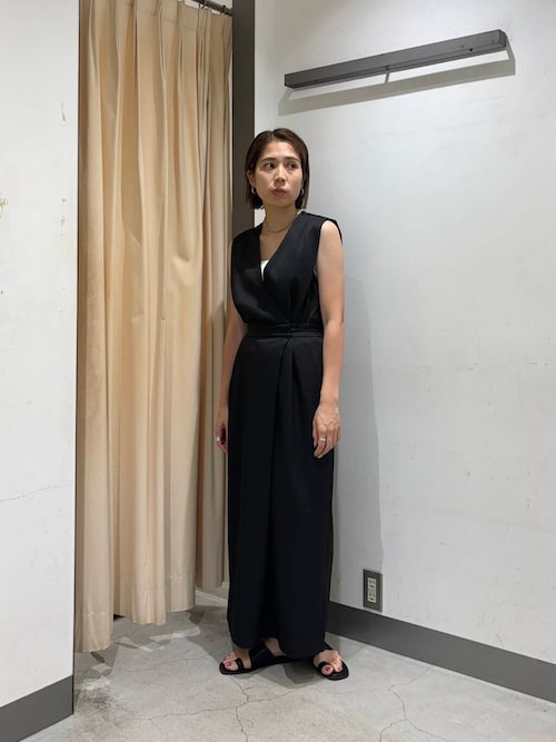 カシュクールラップジャンパースカート（ワンピース）｜KBF