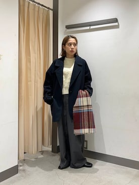 「ホリデー」｜chihiroさん（レディース・158cm）の冬コーディネート