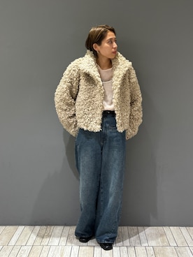 「アイテム（その他アウター）」を使った、chihiroさん（レディース・158cm）の秋コーディネート