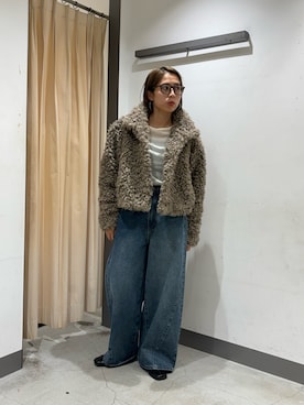 chihiroさん（骨格ナチュラル・レディース・158cm）の冬コーディネート