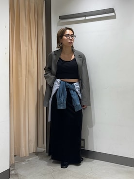 「st2508」｜「アイテム（ジャケット/アウター）」を使った、chihiroさん（レディース・158cm）の秋コーディネート