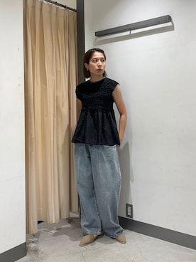 「アイテム（その他シューズ）」を使った、chihiroさん（レディース・158cm）の夏コーディネート