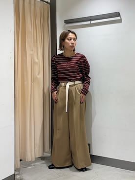 chihiroさん（骨格ナチュラル・レディース・158cm）の秋コーディネート