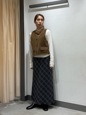 「st2508」｜「アイテム（ジャケット/アウター）」を使った、chihiroさん（レディース・158cm）の秋コーディネート