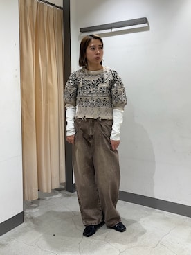 chihiroさん（レディース・158cm）の冬コーディネート