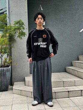 Shota Matsuokaさん（メンズ・180cm）の秋コーディネート