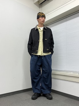 Shota Matsuokaさん（メンズ・180cm）の冬コーディネート