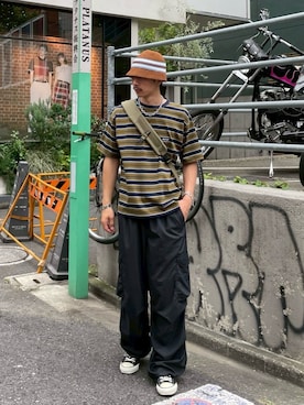 Shota Matsuokaさん(メンズ・180cm)の夏コーディネート