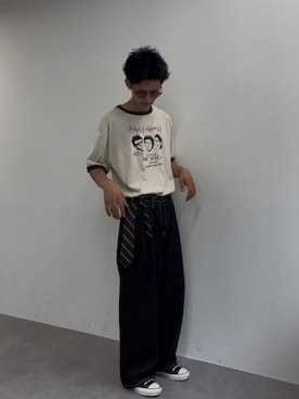 Shota Matsuokaさん（メンズ・180cm）の夏コーディネート