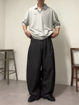 Shota Matsuokaさん（メンズ・180cm）の冬コーディネート