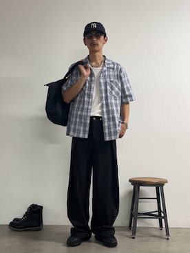 Shota Matsuokaさん(メンズ・180cm)の春コーディネート