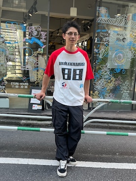 Shota Matsuokaさん（メンズ・180cm）の春コーディネート