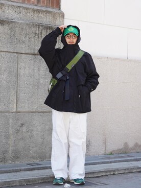 Shota Matsuokaさん（メンズ・180cm）の春コーディネート