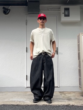 Shota Matsuokaさん(メンズ・180cm)の夏コーディネート