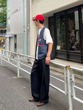 Shota Matsuokaさん(メンズ・180cm)の夏コーディネート