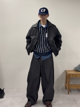 Shota Matsuokaさん（メンズ・180cm）の秋コーディネート