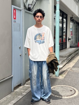 Shota Matsuokaさん（メンズ・180cm）の夏コーディネート