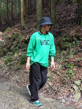 「DIADORA（ディアドラ）のアイテム」を使った、Shota Matsuokaさん（メンズ・180cm）の秋コーディネート