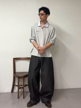 Shota Matsuokaさん(メンズ・180cm)の冬コーディネート