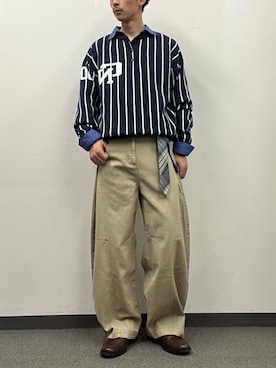 Shota Matsuokaさん（メンズ・180cm）の冬コーディネート