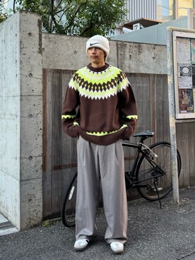 Shota Matsuokaさん(メンズ・180cm)の秋コーディネート