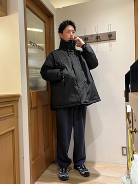 Shota Matsuokaさん（メンズ・180cm）の冬コーディネート