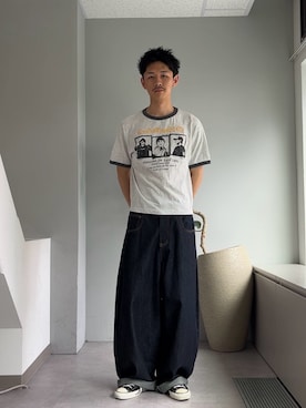 Shota Matsuokaさん（メンズ・180cm）の春コーディネート