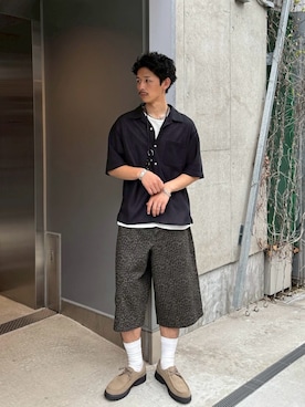 Shota Matsuokaさん（メンズ・180cm）の夏コーディネート