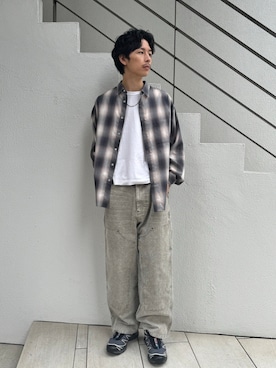 Shota Matsuokaさん（メンズ・180cm）の秋コーディネート