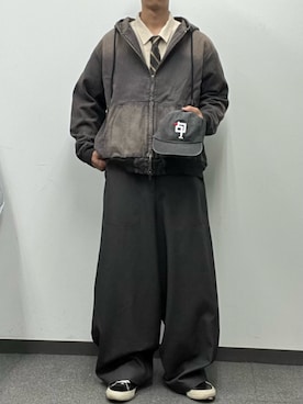 「アイテム（ブルゾン）」を使った、Shota Matsuokaさん（メンズ・180cm）の夏コーディネート