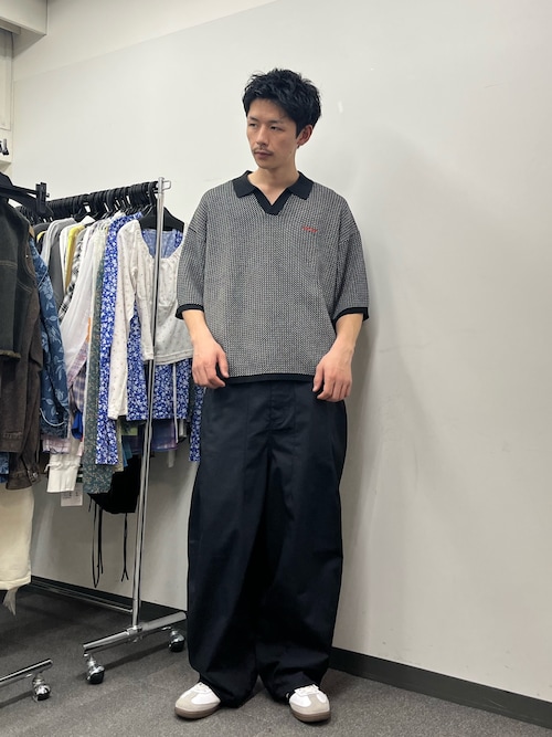 バーズアイサマーニットポロシャツ（シャツ/ブラウス