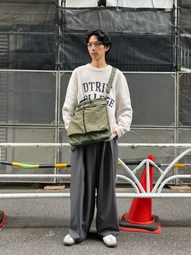 Shota Matsuokaさん（メンズ・180cm）の秋コーディネート