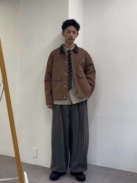 「アイテム（その他アウター）」を使った、Shota Matsuokaさん（メンズ・180cm）の秋コーディネート