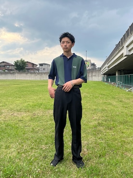 Shota Matsuokaさん（メンズ・180cm）の夏コーディネート